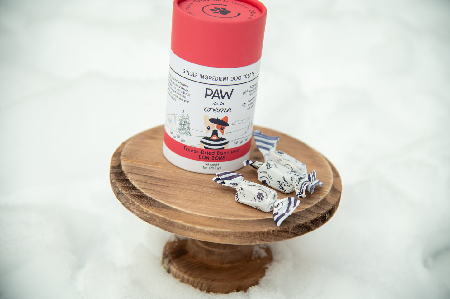 Freeze-Dried Bison Liver Dog Treats - Small Dogs & Puppies